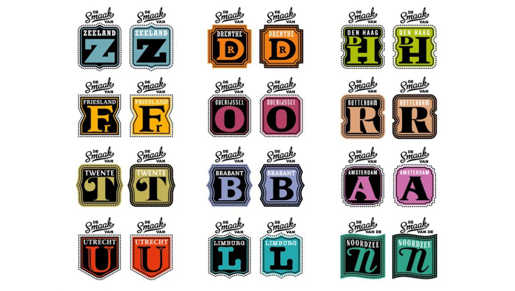 Streek logo variaties 1